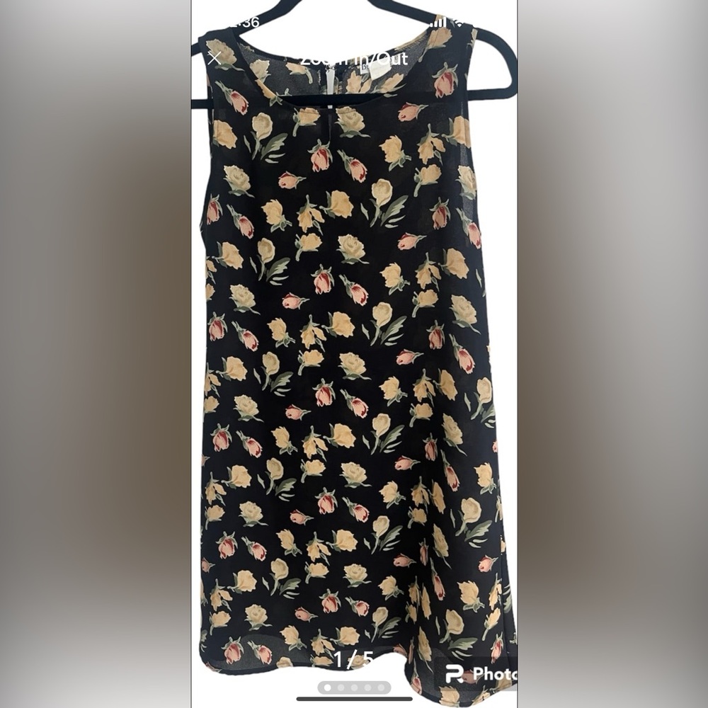 Bella Amore large sleeveless floral dress